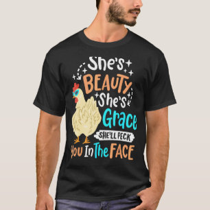 Sie ist Schönheit, sie ist Anmut - Farmerin und Hü T-Shirt