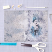 Sie ist so blau entmutet seidenpapier (Handwerk)