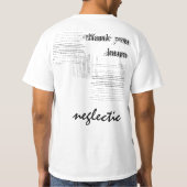 Sie ist so so um, Neglectic T-Shirt (Rückseite)