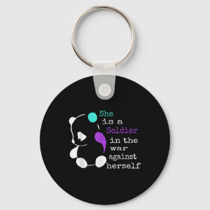 Sie ist Soldatin Semicolon, der ein Geschenk zur S Schlüsselanhänger