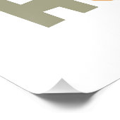 Sie ist Sonnenschein vermischt mit einem kleinen H Fotodruck (Ecke)