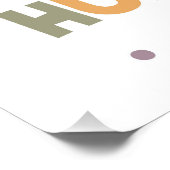 Sie ist Sonnenschein vermischt mit einem kleinen H Poster (Ecke)