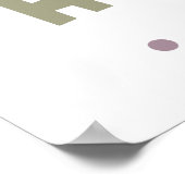 Sie ist Sonnenschein vermischt mit einem kleinen H Poster (Ecke)