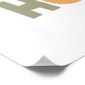 Sie ist Sonnenschein vermischt mit einem kleinen H Poster (Ecke)