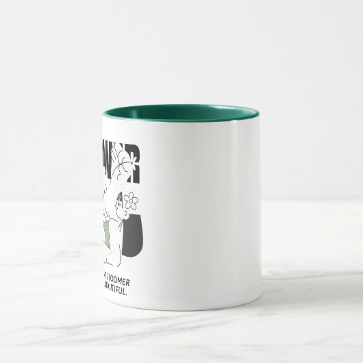 Sie ist spät geblockt, aber noch schön tasse (Zentrum)