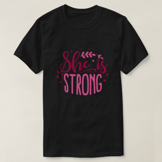 Sie ist stark01 T-Shirt (Design vorne)