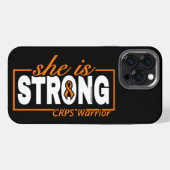 SIE IST STARK...CRPS iPhone HÜLLE (Rückseite (Horizontal))