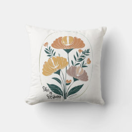 Sie ist stark Psalm Boho Christlich Inspiration T Kissen