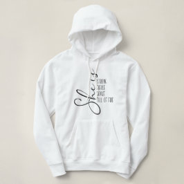 Sie ist stark verzweifelt tapfer voller Feuer Hoodie