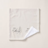 Sie ist starke Sprichwörter 31:25 Badhandtuch Set (Waschlappen)