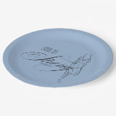 Sie ist starke Sprichwörter 31:25 Pappteller (Schrägansicht)