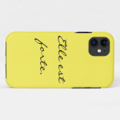 "Sie ist starkes"/"Elle est Stärke" Iphone 5 Fall Case-Mate iPhone Hülle (Rückseite (Horizontal))