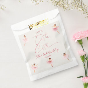 Sie ist Tutu Niedlich Ballerina 2. Geburtstag Part Geschenktütchen