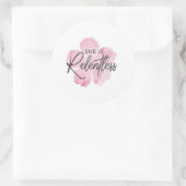 Sie ist unerbittlich Sticker (Tasche)