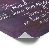 Sie ist verrückt, aber sie ist magisch poster (Ecke)