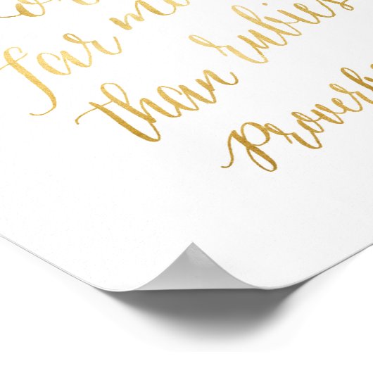 Sie ist viel mehr wert als Rupien Poster (Ecke)