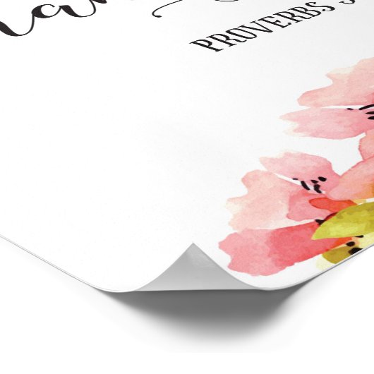 Sie ist viel wertvoller als Juwelen Kunstposter Poster (Ecke)