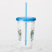 Sie ist voller Feuer - lebendige Ermächtigung durc Acryltrinkbecher (Rechts)