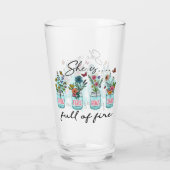 Sie ist voller Feuer - lebendige Ermächtigung durc Glas (Rückseite)