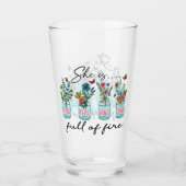 Sie ist voller Feuer - lebendige Ermächtigung durc Glas (Vorderseite)