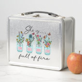 Sie ist voller Feuer - lebendige Ermächtigung durc Metall Brotdose (Beispiel)