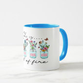 "SIE IST VOLLSTÄNDIG VON FEUERN" INSPIRATIONELLE Q TASSE (VorderseiteRechts)