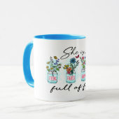 "SIE IST VOLLSTÄNDIG VON FEUERN" INSPIRATIONELLE Q TASSE (Vorderseite Links)