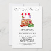 Sie ist vom Brautparty des Marktes abgeschnitten Einladung (Vorderseite)