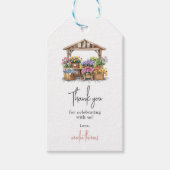 Sie ist vom Brautparty des Marktes abgeschnitten Geschenkanhänger (Vorderseite)