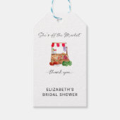 Sie ist vom Brautparty des Marktes. Vielen Dank Geschenkanhänger (Vorderseite)