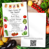 Sie ist vom Brautparty des QR-Kodex für den Markt  Einladung