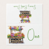 Sie ist vom Brautparty-Tisch-Zeichen (Außenseite Aufgefaltet)