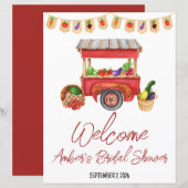 Sie ist vom Brautparty willkommen (Vorne/Hinten)