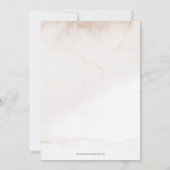 Sie ist vom Market Bauern Market Brautparty Einladung (Rückseite)