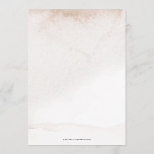 Sie ist vom Market Bauern Market Brautparty Menükarte (Rückseite)