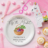 Sie ist vom Market Bauern Market Brautparty Pappteller (Party)