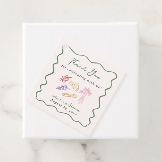 Sie ist vom Markt abgezogen, kühl und whimsical Ha Geschenkanhänger (Beispiel)