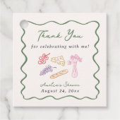 Sie ist vom Markt abgezogen, kühl und whimsical Ha Geschenkanhänger (Vorderseite)