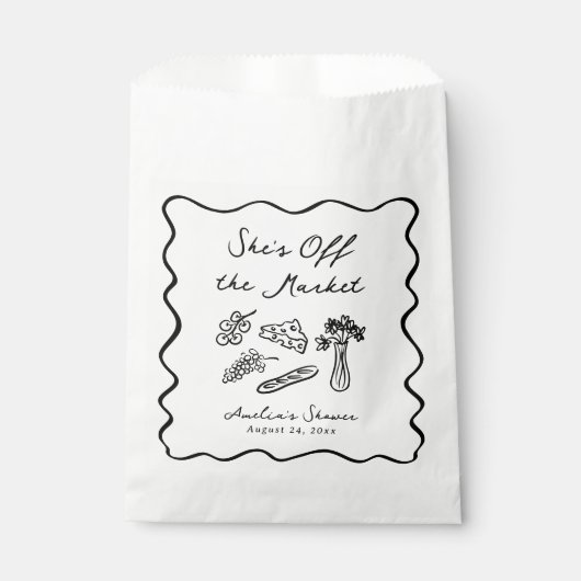 Sie ist vom Markt abgezogen, kühl und whimsical Ha Geschenktütchen (Vorderseite)