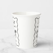 Sie ist vom Markt abgezogen, kühl und whimsical Ha Pappbecher (Links)