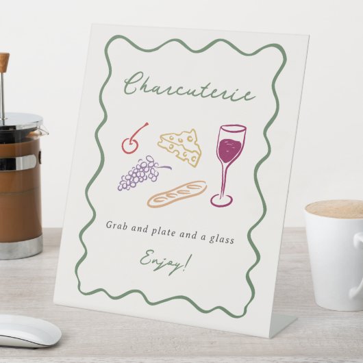 Sie ist vom Markt abgezogen, kühl und whimsical Ha Sockelschild (In Situ)