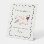 Sie ist vom Markt abgezogen, kühl und whimsical Ha Sockelschild (Vorderseite)