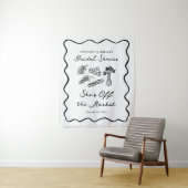 Sie ist vom Markt abgezogen, kühl und whimsical Ha Wandteppich (Beispiel)