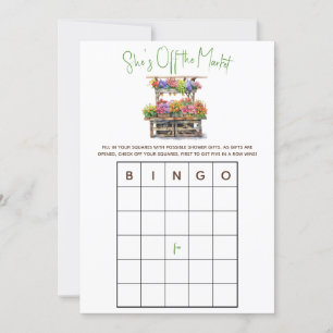 Sie ist vom Markt Brautparty BINGO Game Invi Einladung