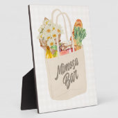 Sie ist vom Markt Brautparty Mimosa Bar Fotoplatte (Seite)