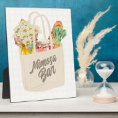 Sie ist vom Markt Brautparty Mimosa Bar Fotoplatte (Seite)