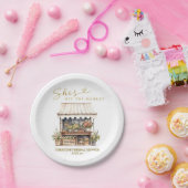 Sie ist vom Markt-Brautparty Pappteller (Party)