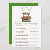 Sie ist vom Markt-Brautparty-Spiel Einladung (Vorne/Hinten)