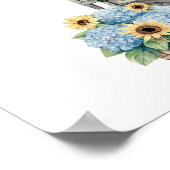 Sie ist vom Markt Brautparty Welcome Sign Poster (Ecke)