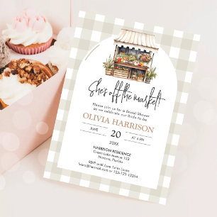 Sie ist vom Markt Brautschauer auf dem Bauernhof Einladung